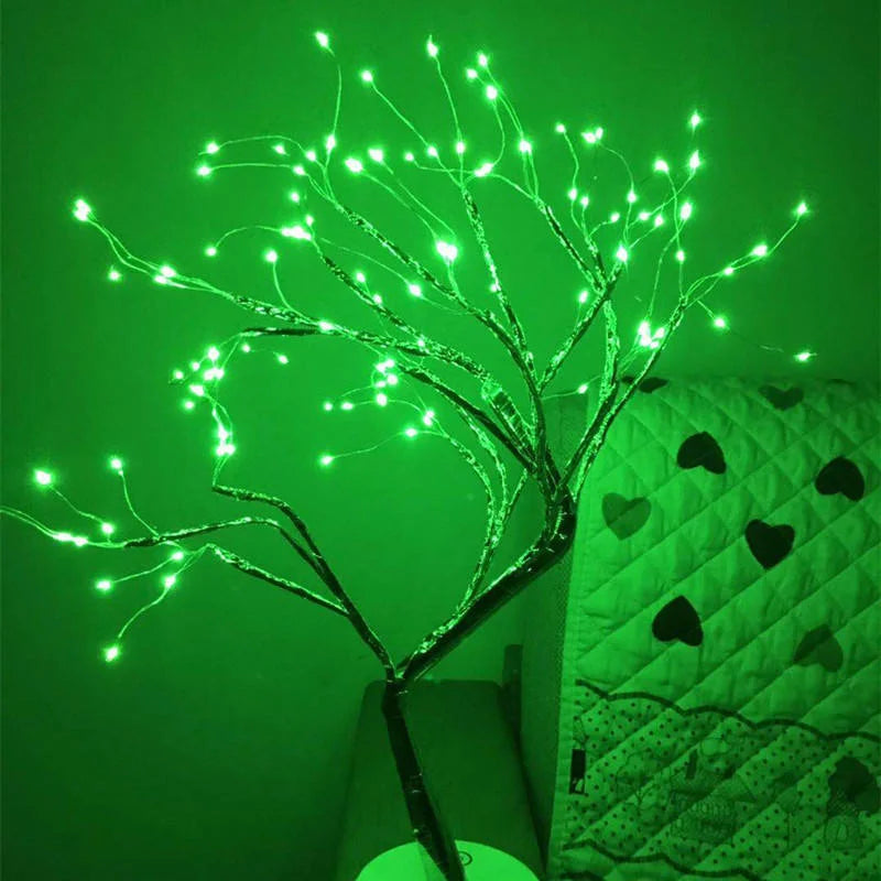 RGB LED Lichterbaum mit Fernbedienung – Kupferdraht Lichterkette für Weihnachten & Party