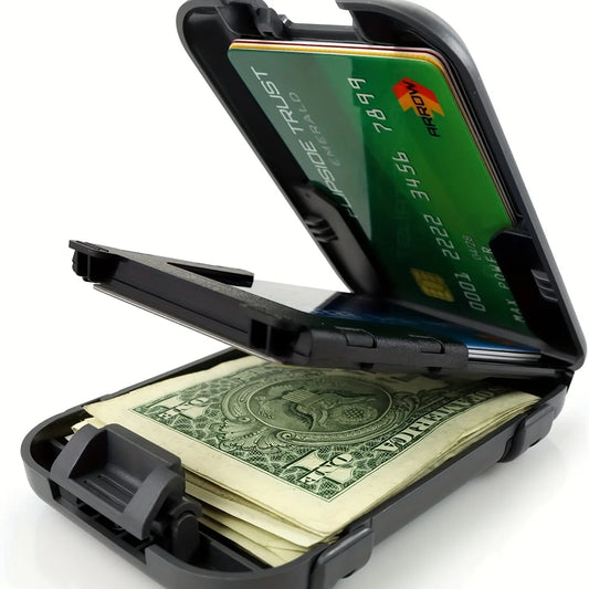 RFID Protection Wallet Men - Ultra-Thin Aluminum Card Holder, Minimalist