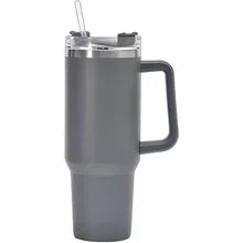 Edelstahl Trinkflasche 1200ml – Vakuumisoliert, Auslaufsicher mit Strohhalm-Deckel