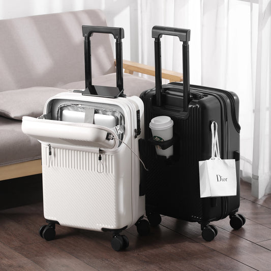 Suitcases with cup holders – various sizes – also as carry-on luggage