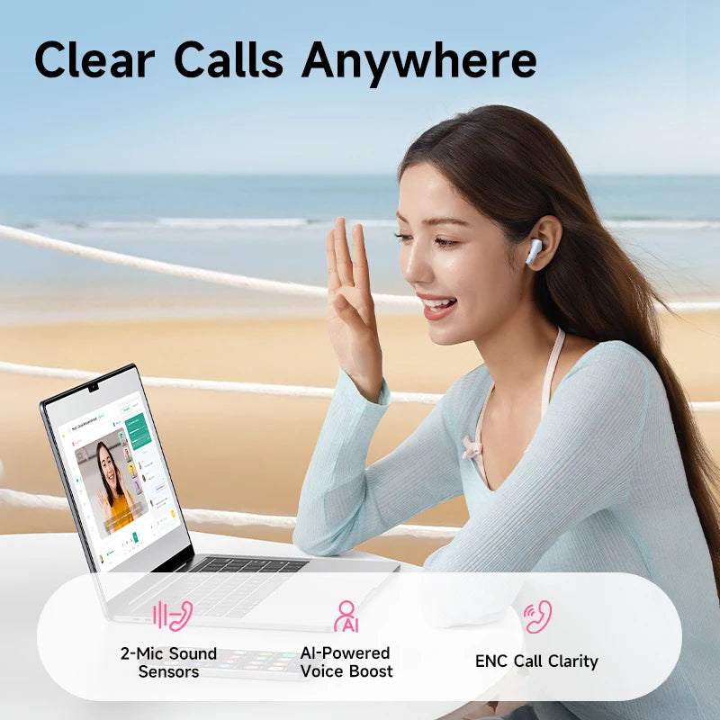 Baseus Bass BS2 Lite – True Wireless In-Ear Earbuds Bluetooth 6.0