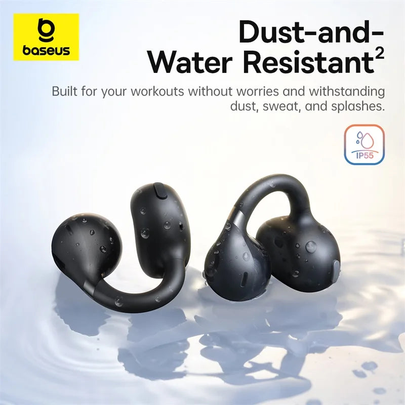 Baseus BC1 – Kabellose Open-Ear Ohrclip-Kopfhörer mit Bluetooth 6.0