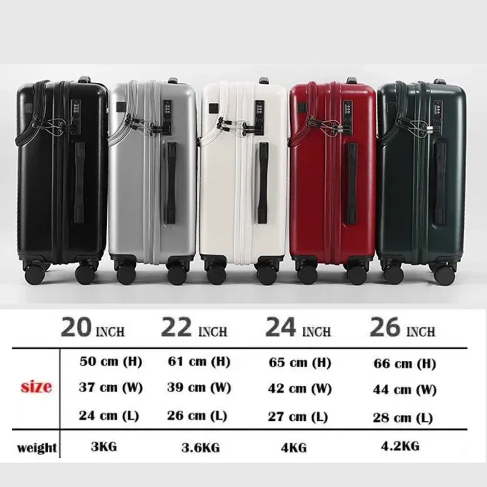 Suitcases with cup holders – various sizes – also as carry-on luggage