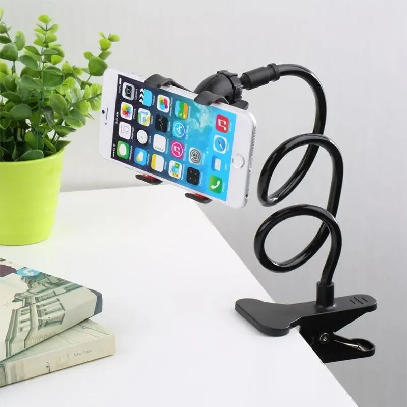 Mobile Phone Holder with 70cm Flexible Arm – 360° Clip, for Bed, Desk & Sofa | 7 Colors