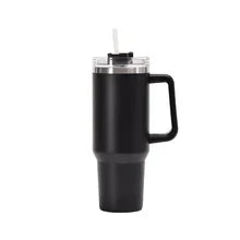 Edelstahl Trinkflasche 1200ml – Vakuumisoliert, Auslaufsicher mit Strohhalm-Deckel