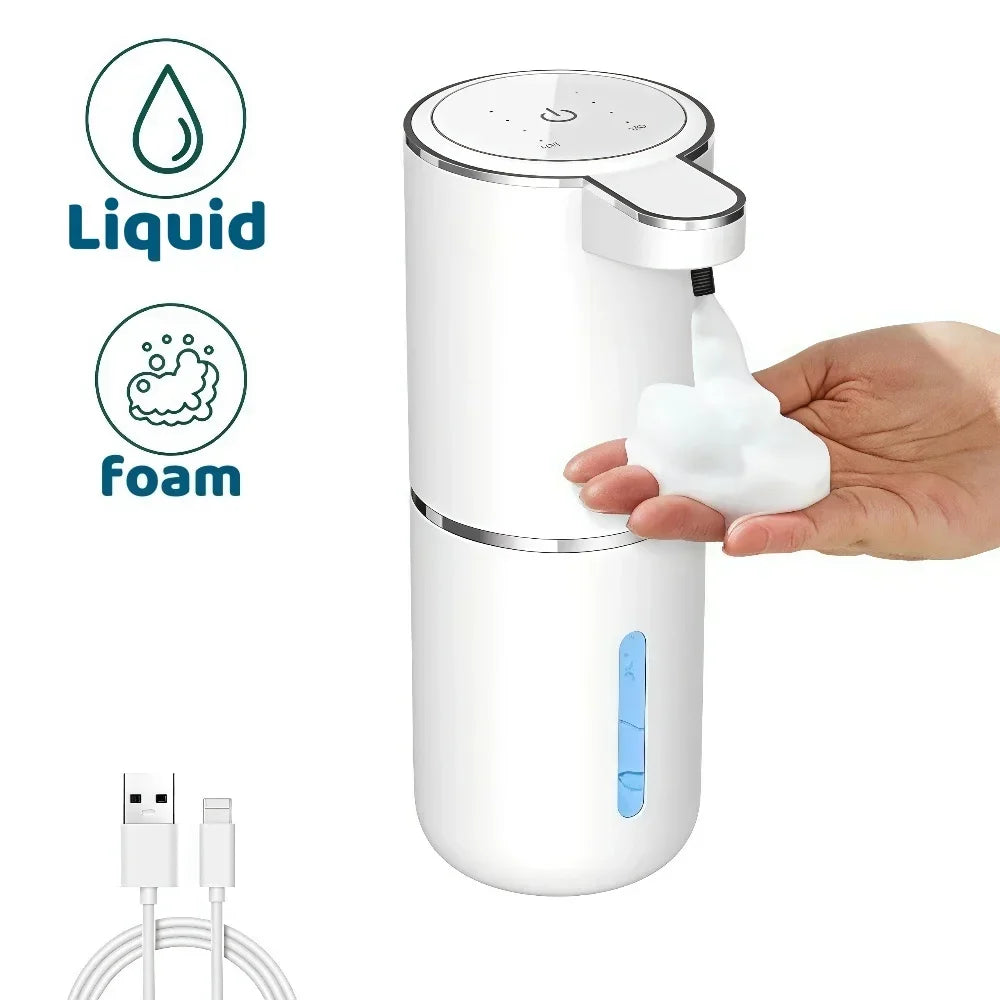 Berührungsloser Seifenspender – USB Aufladbar, Infrarotsensor | Schaum & Flüssig | Bad & Küche