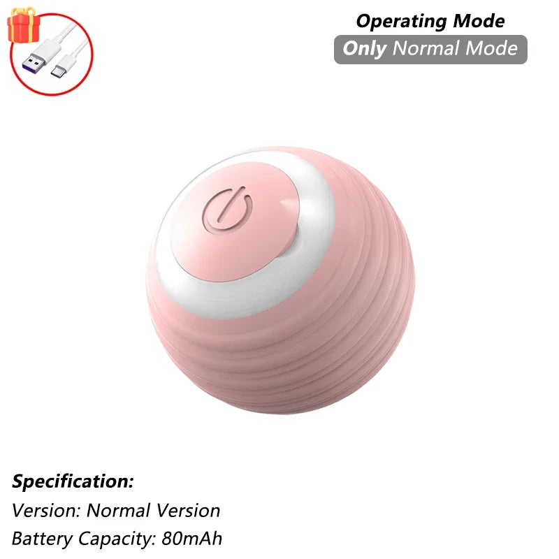 Interactive Rolling Ball for Cats & Dogs – Automatic, Rechargeable, Smart | 23 Variants