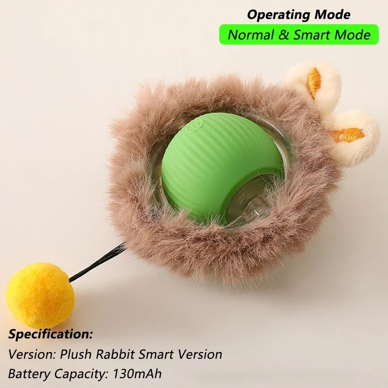 Interactive Rolling Ball for Cats & Dogs – Automatic, Rechargeable, Smart | 23 Variants