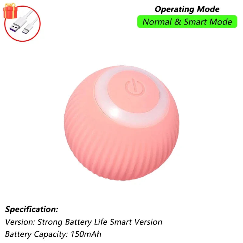 Interactive Rolling Ball for Cats & Dogs – Automatic, Rechargeable, Smart | 23 Variants
