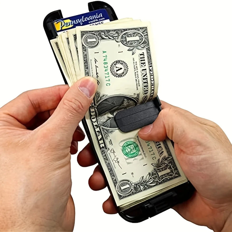RFID Protection Wallet Men - Ultra-Thin Aluminum Card Holder, Minimalist