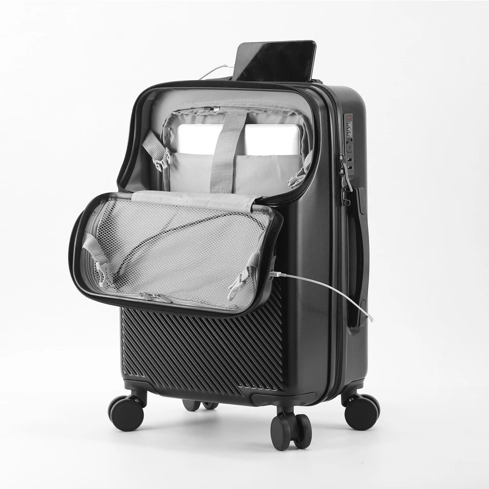 Suitcases with cup holders – various sizes – also as carry-on luggage