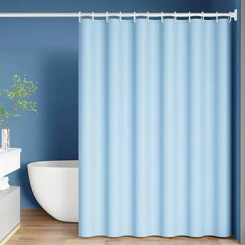 PEVA Duschvorhang Premium – Wasserdicht, Blickdicht, Seidiges Gefühl | 8 Farben & 5 Größen