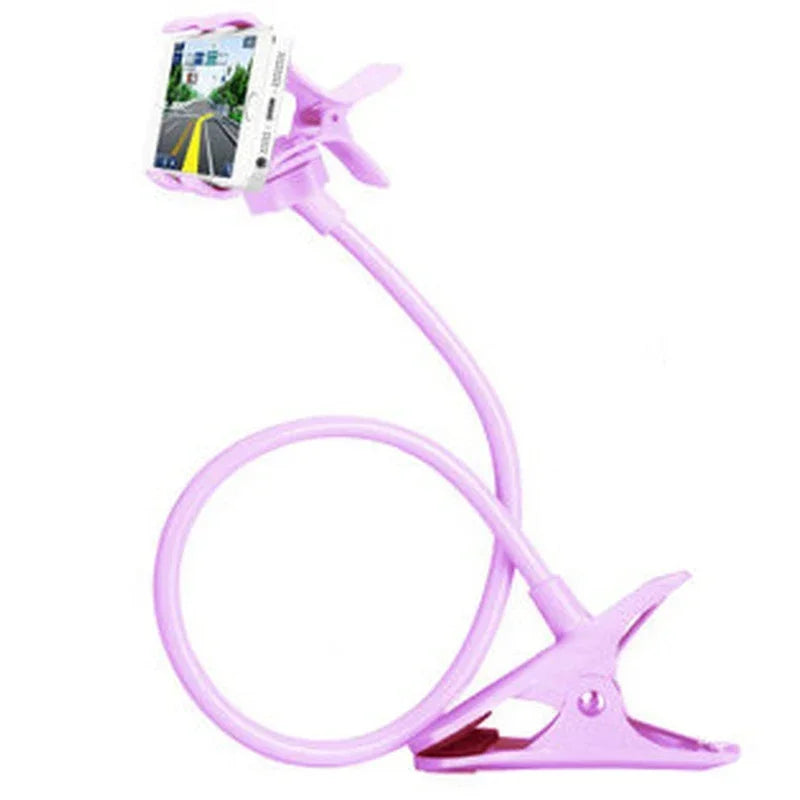 Mobile Phone Holder with 70cm Flexible Arm – 360° Clip, for Bed, Desk & Sofa | 7 Colors