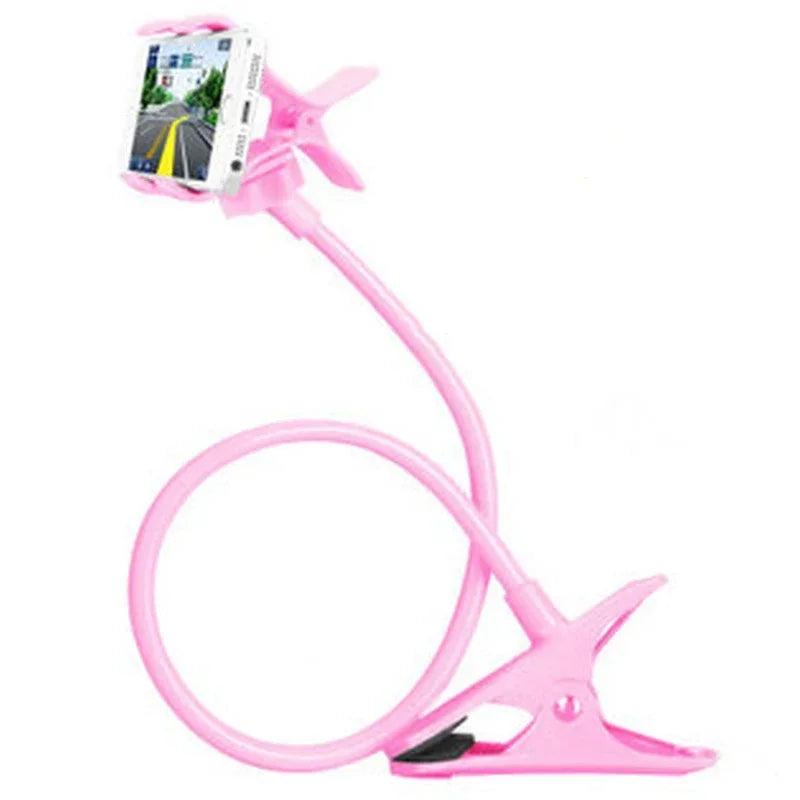 Mobile Phone Holder with 70cm Flexible Arm – 360° Clip, for Bed, Desk & Sofa | 7 Colors