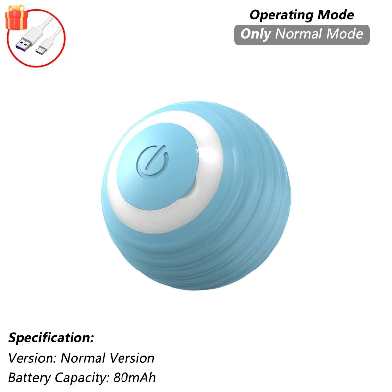Interactive Rolling Ball for Cats & Dogs – Automatic, Rechargeable, Smart | 23 Variants