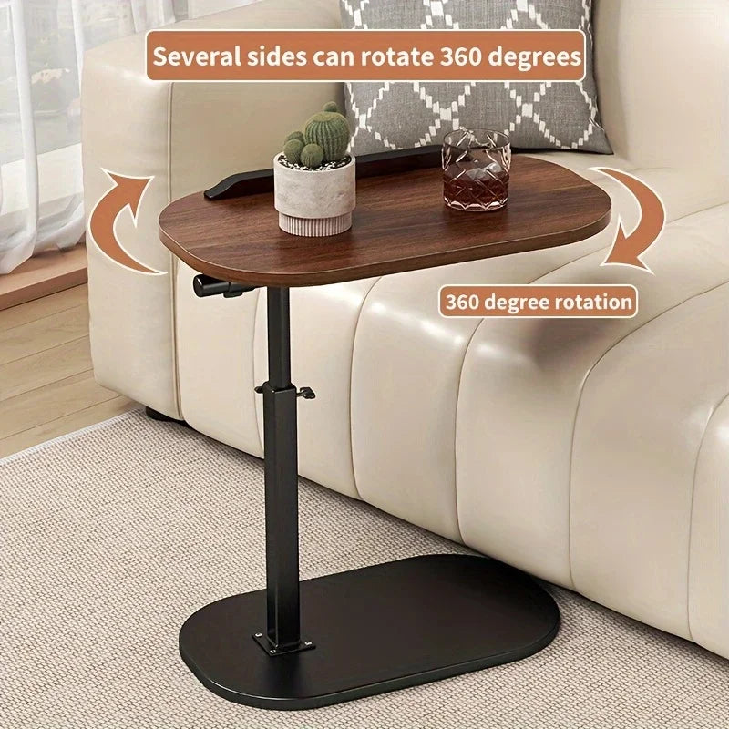 Foldable and Height-Adjustable Side Table – Laptop Desk for Sofa, Bed & Home Office
