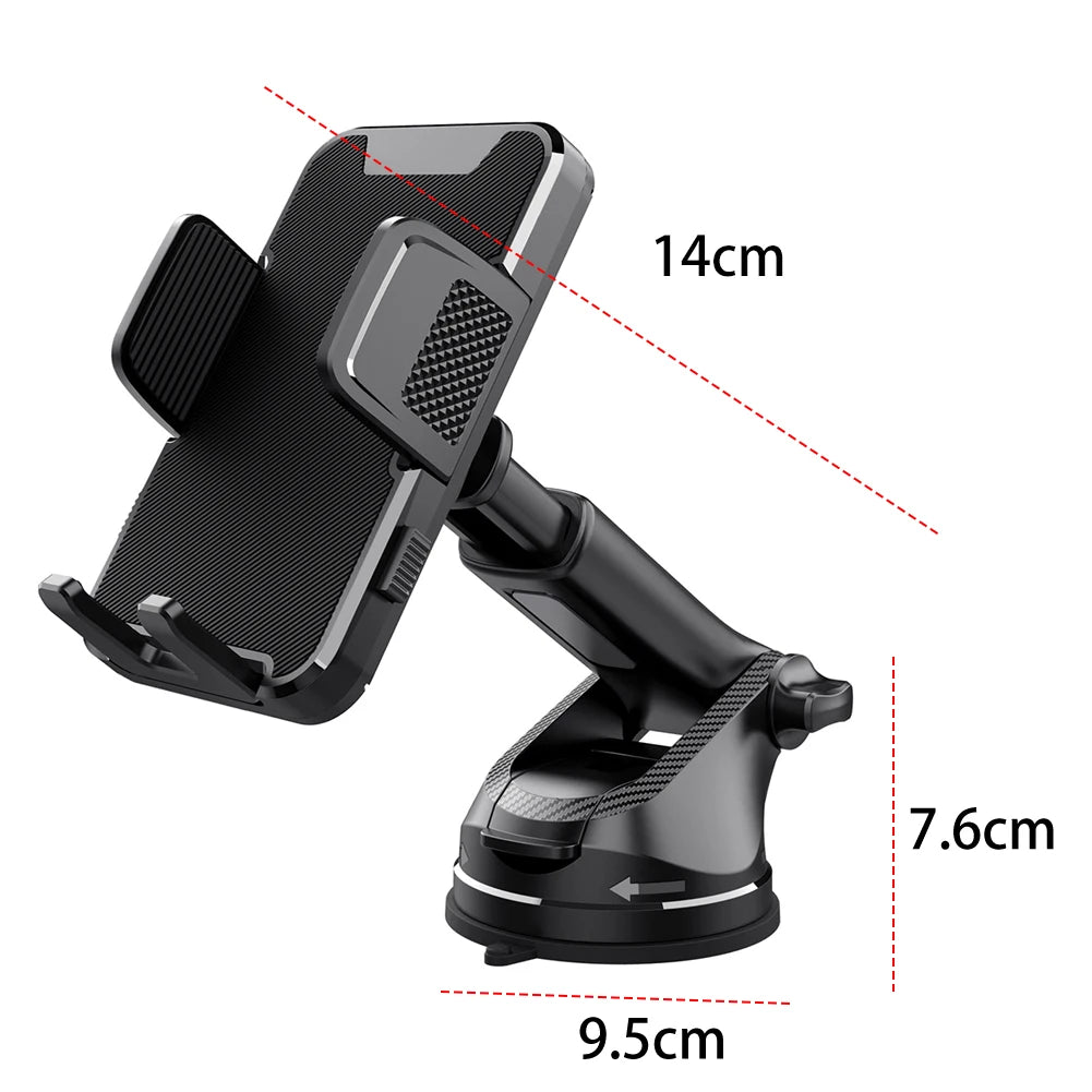 Gravity Sucker Autotelefonhalter 360° – Saugnapf, Armaturenbrett & Windschutzscheibe
