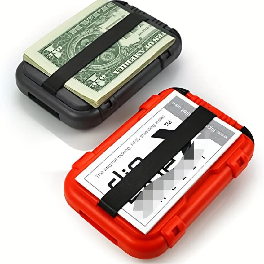 RFID Protection Wallet Men - Ultra-Thin Aluminum Card Holder, Minimalist