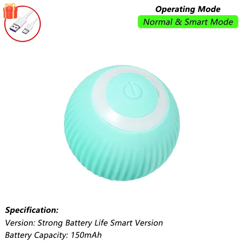 Interactive Rolling Ball for Cats & Dogs – Automatic, Rechargeable, Smart | 23 Variants