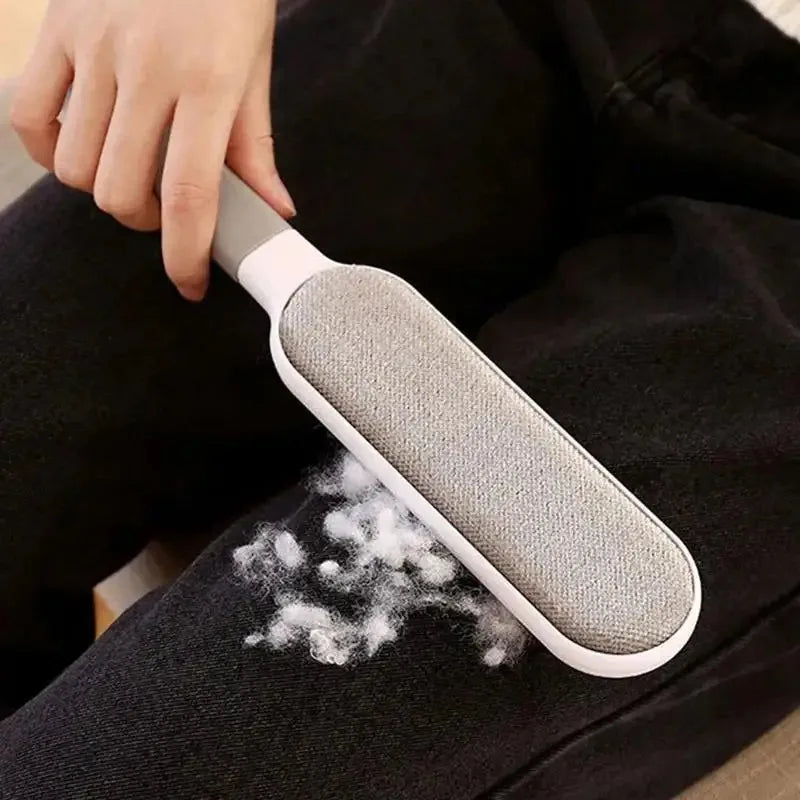 Doppelseitiger Tierhaarentferner – Elektrostatische Fusselbürste für Katzen & Hunde | Kleidung, Sofa & Teppich